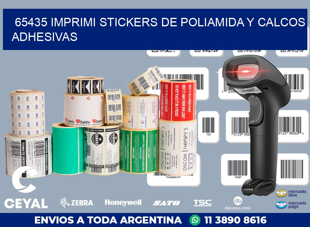 65435 IMPRIMI STICKERS DE POLIAMIDA Y CALCOS ADHESIVAS