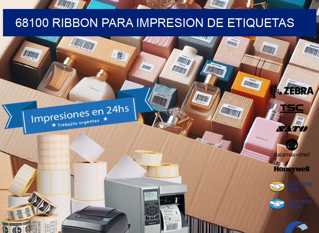 68100 RIBBON PARA IMPRESION DE ETIQUETAS