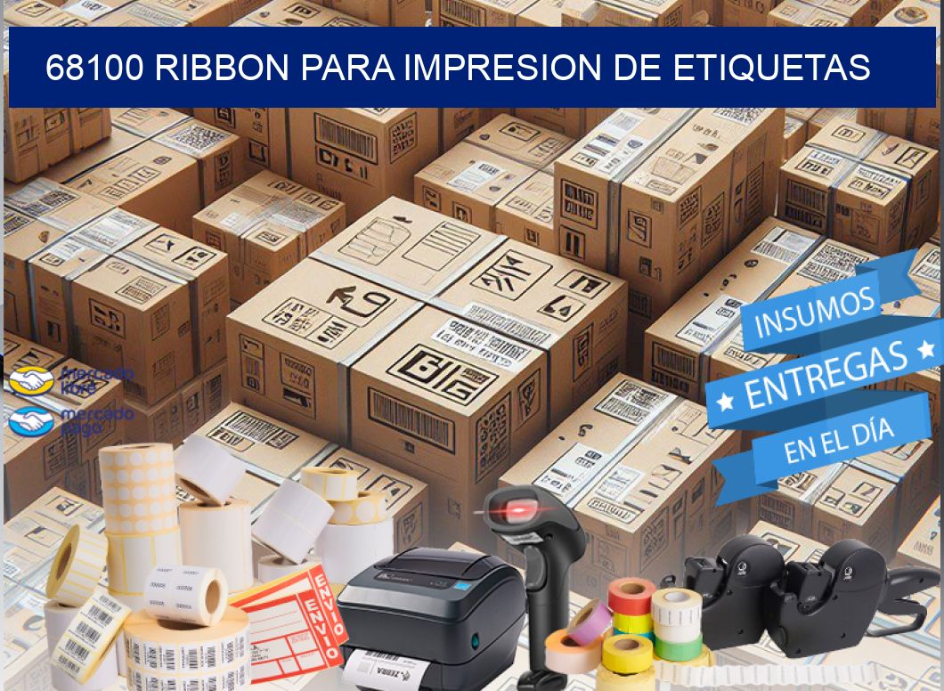 68100 RIBBON PARA IMPRESION DE ETIQUETAS