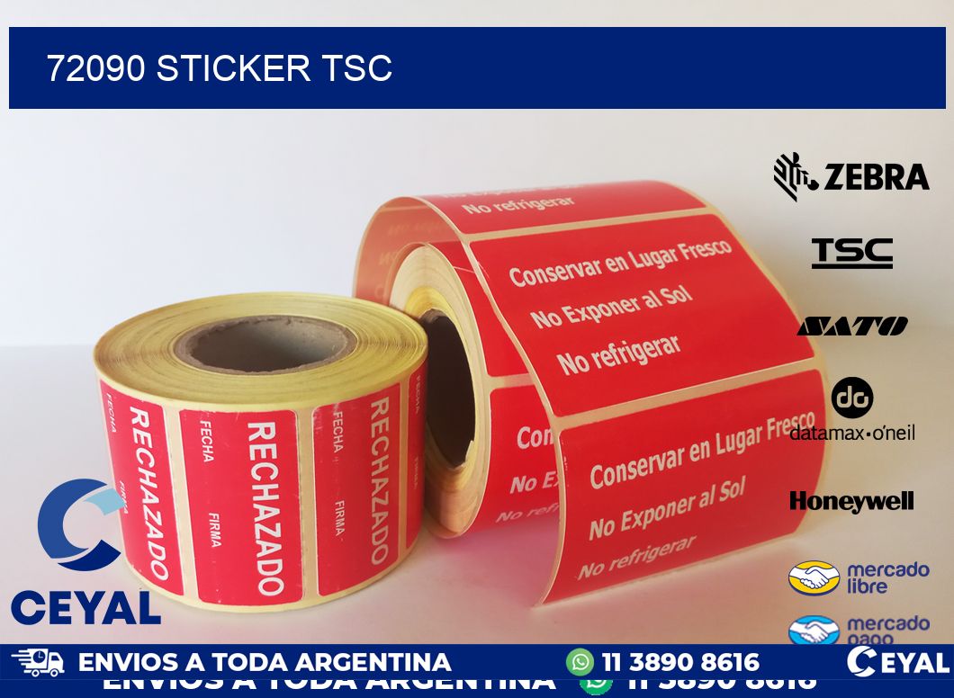 72090 sticker tsc