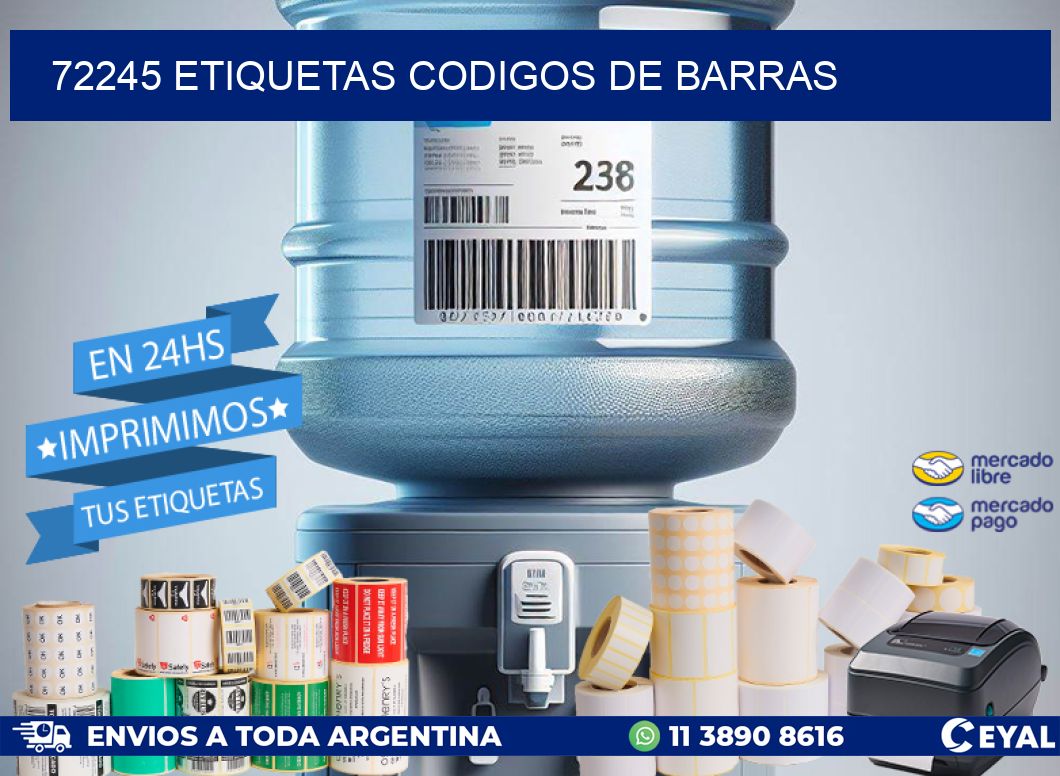 72245 etiquetas codigos de barras