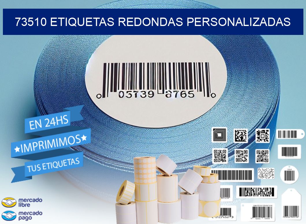 73510 ETIQUETAS REDONDAS PERSONALIZADAS