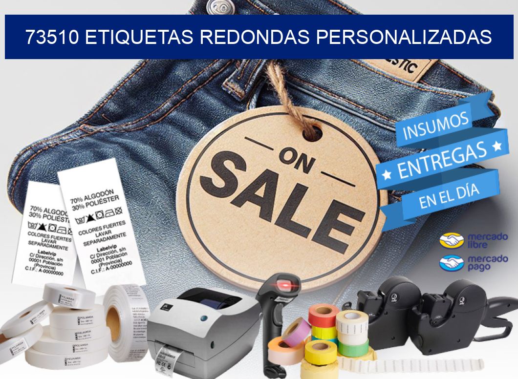 73510 ETIQUETAS REDONDAS PERSONALIZADAS