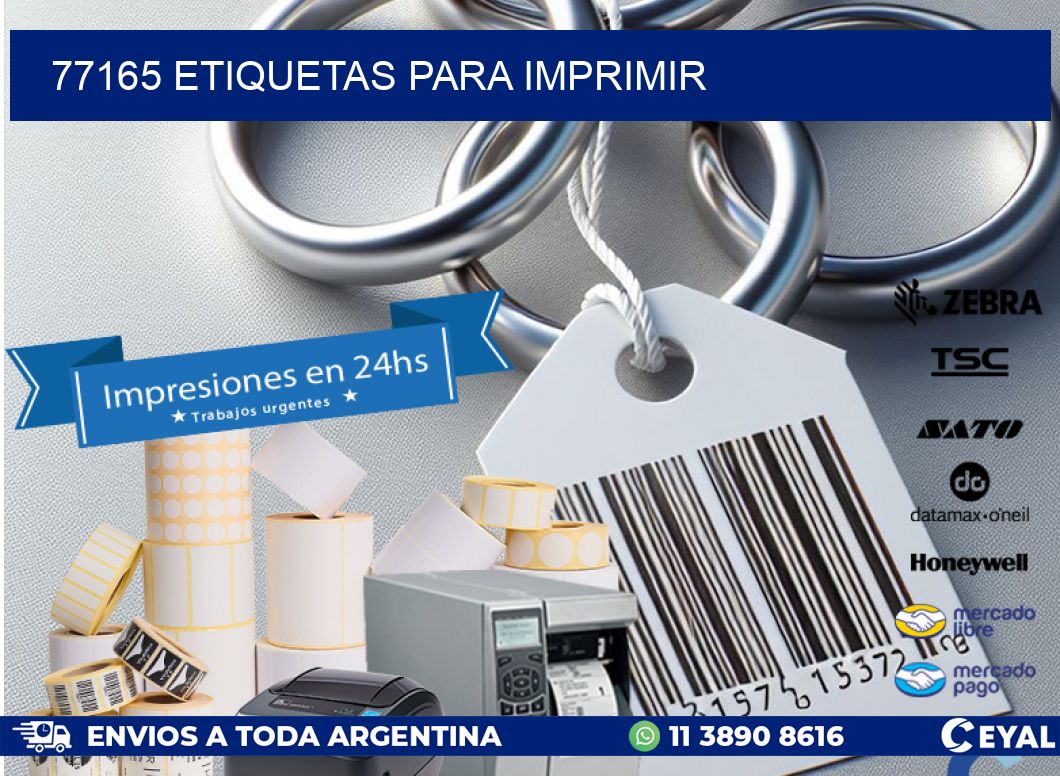 77165 ETIQUETAS PARA IMPRIMIR