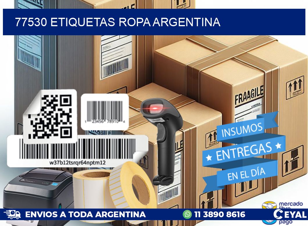 77530 ETIQUETAS ROPA ARGENTINA