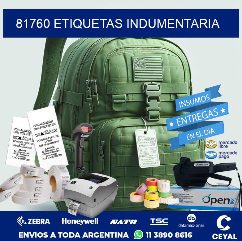 81760 ETIQUETAS INDUMENTARIA