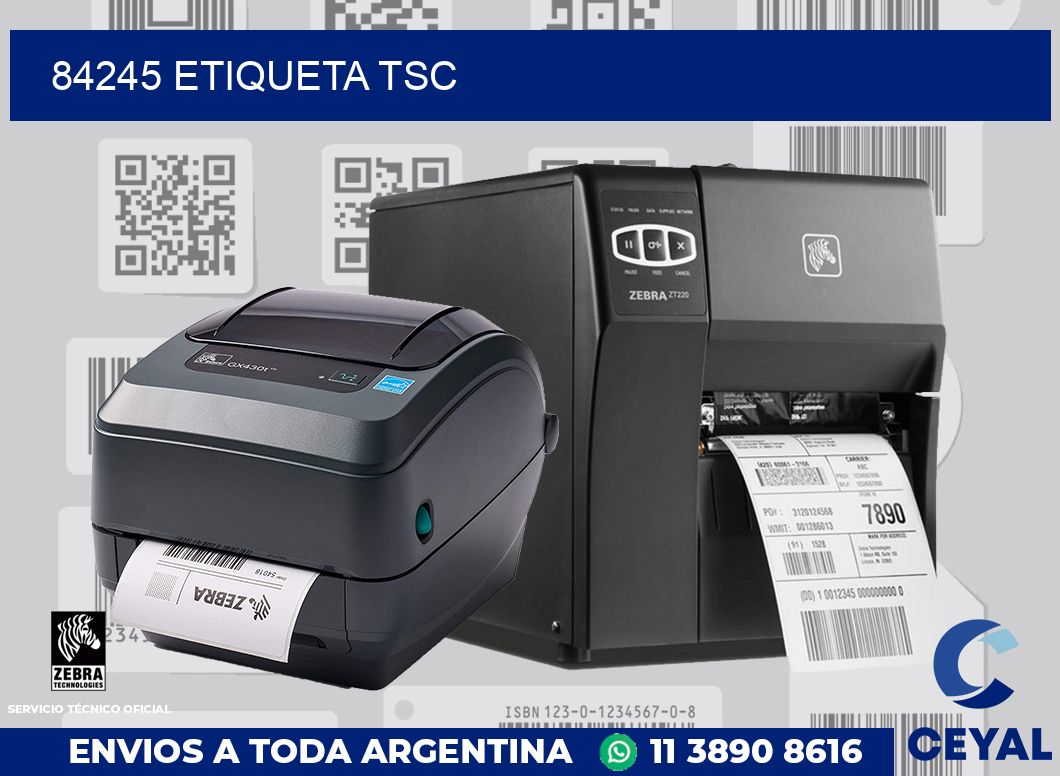 84245 etiqueta tsc