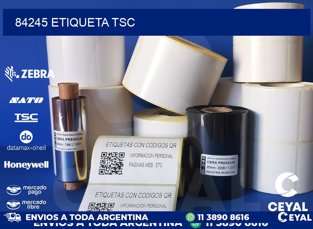 84245 etiqueta tsc
