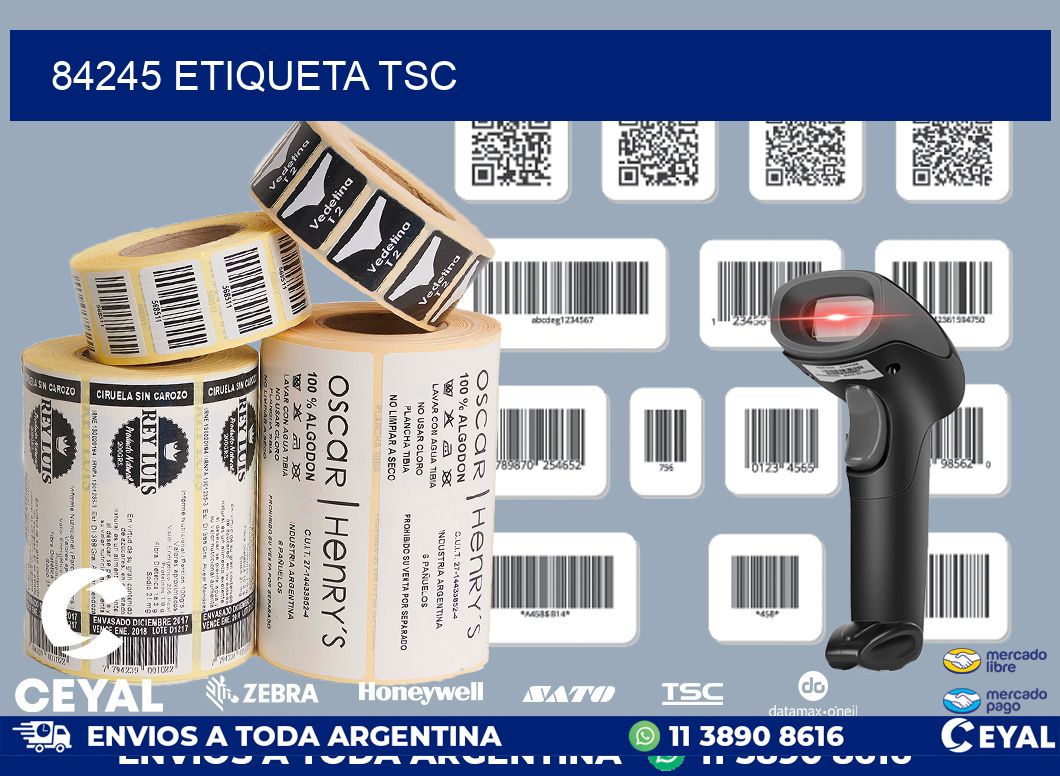 84245 etiqueta tsc