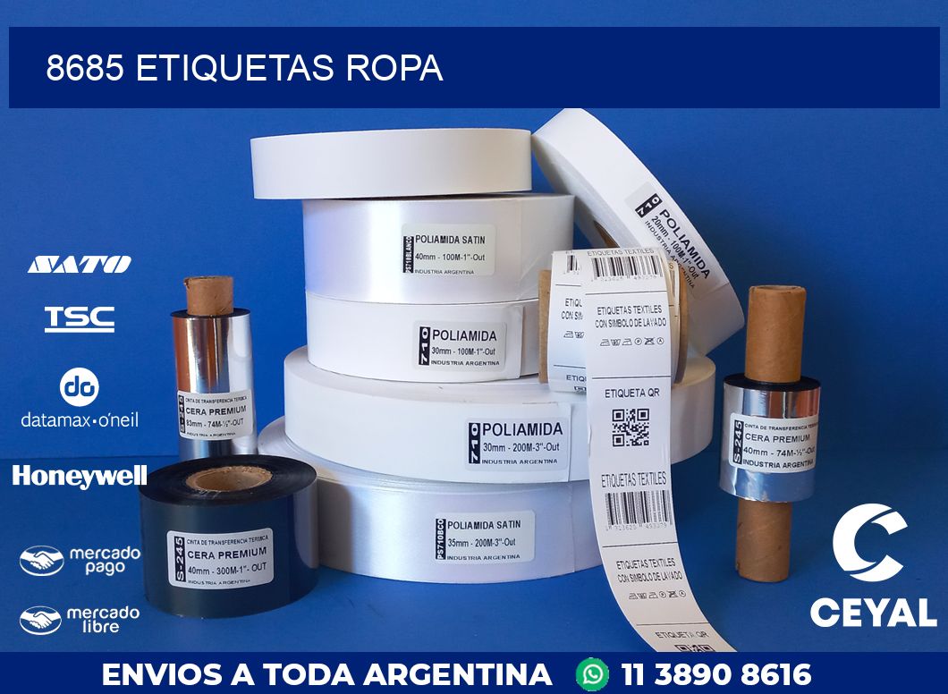 8685 ETIQUETAS ROPA