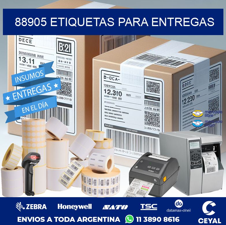 88905 ETIQUETAS PARA ENTREGAS