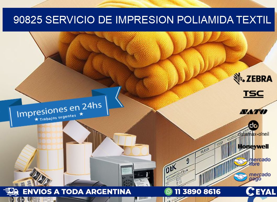 90825 SERVICIO DE IMPRESION POLIAMIDA TEXTIL
