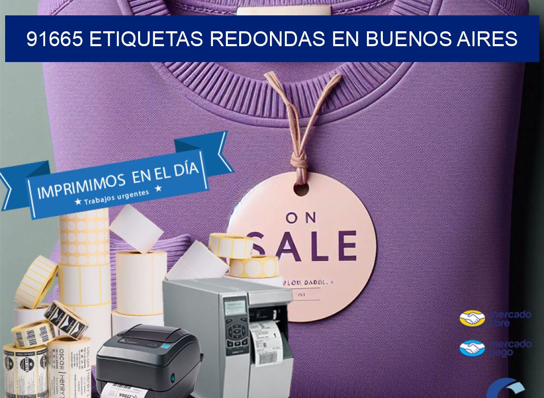 91665 ETIQUETAS REDONDAS EN BUENOS AIRES