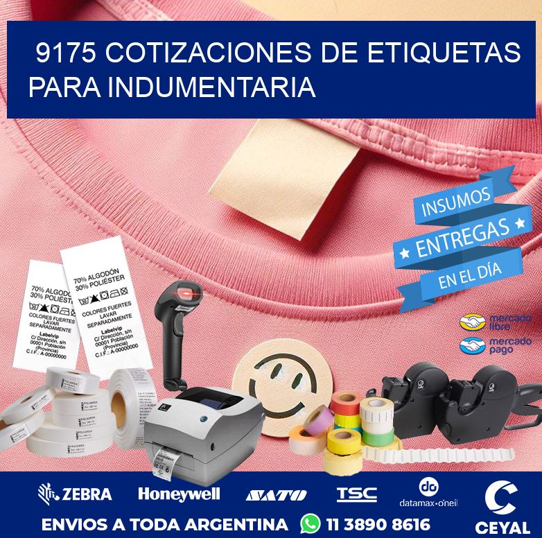9175 COTIZACIONES DE ETIQUETAS PARA INDUMENTARIA
