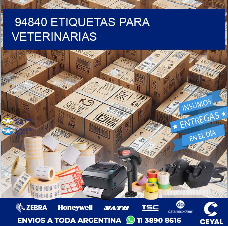 94840 ETIQUETAS PARA VETERINARIAS