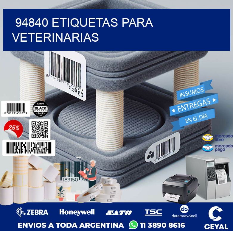 94840 ETIQUETAS PARA VETERINARIAS