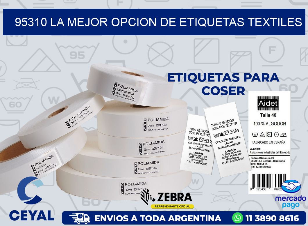 95310 LA MEJOR OPCION DE ETIQUETAS TEXTILES