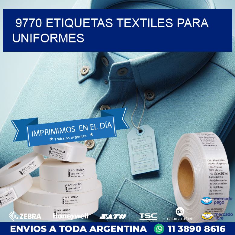 9770 ETIQUETAS TEXTILES PARA UNIFORMES