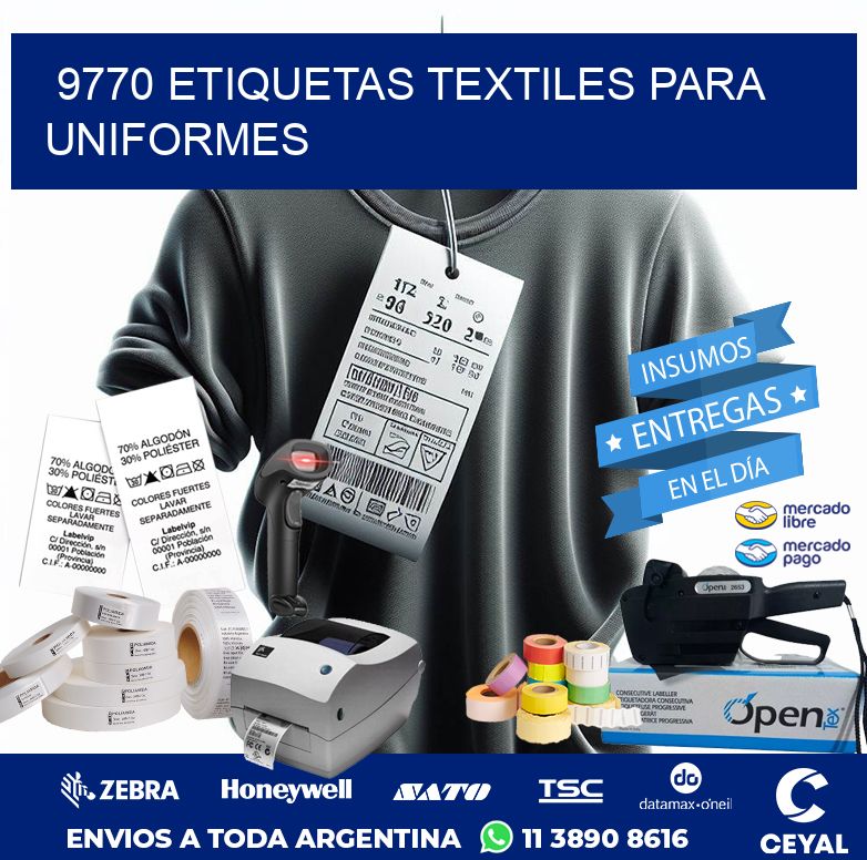 9770 ETIQUETAS TEXTILES PARA UNIFORMES