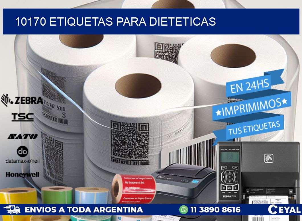 10170 ETIQUETAS PARA DIETETICAS