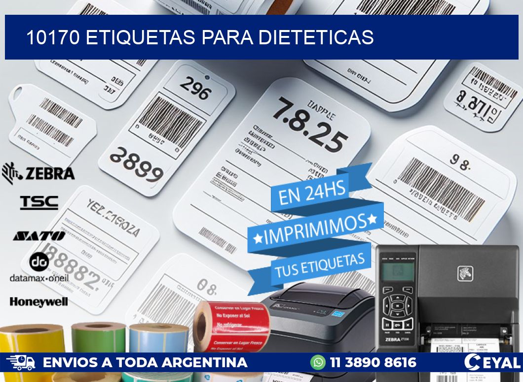 10170 ETIQUETAS PARA DIETETICAS
