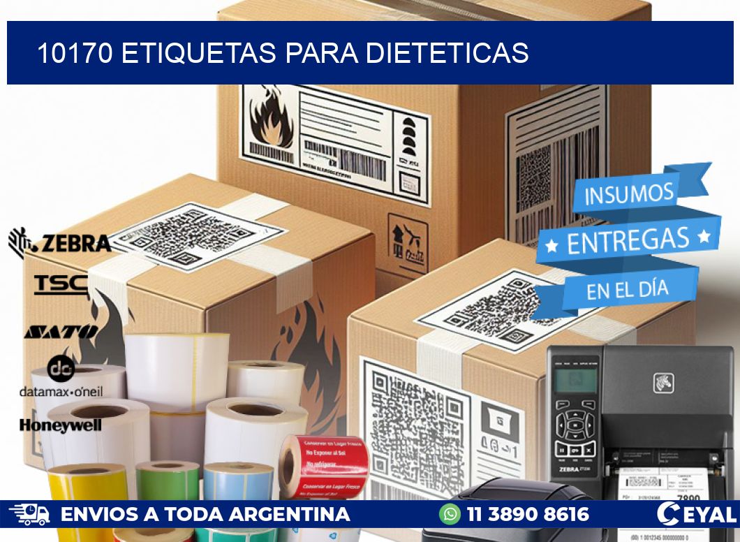 10170 ETIQUETAS PARA DIETETICAS