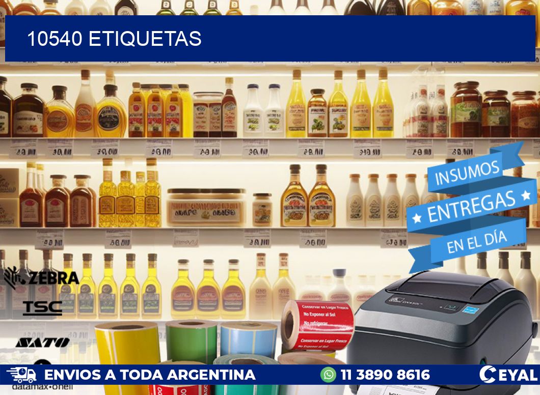 10540 ETIQUETAS