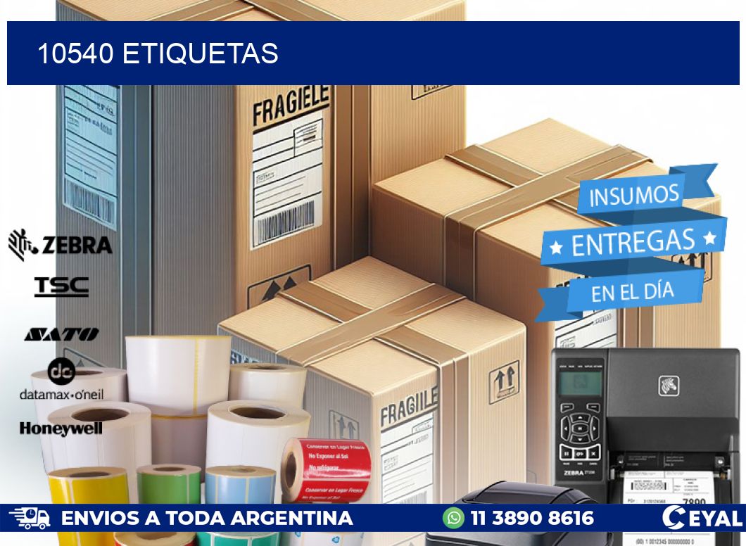 10540 ETIQUETAS