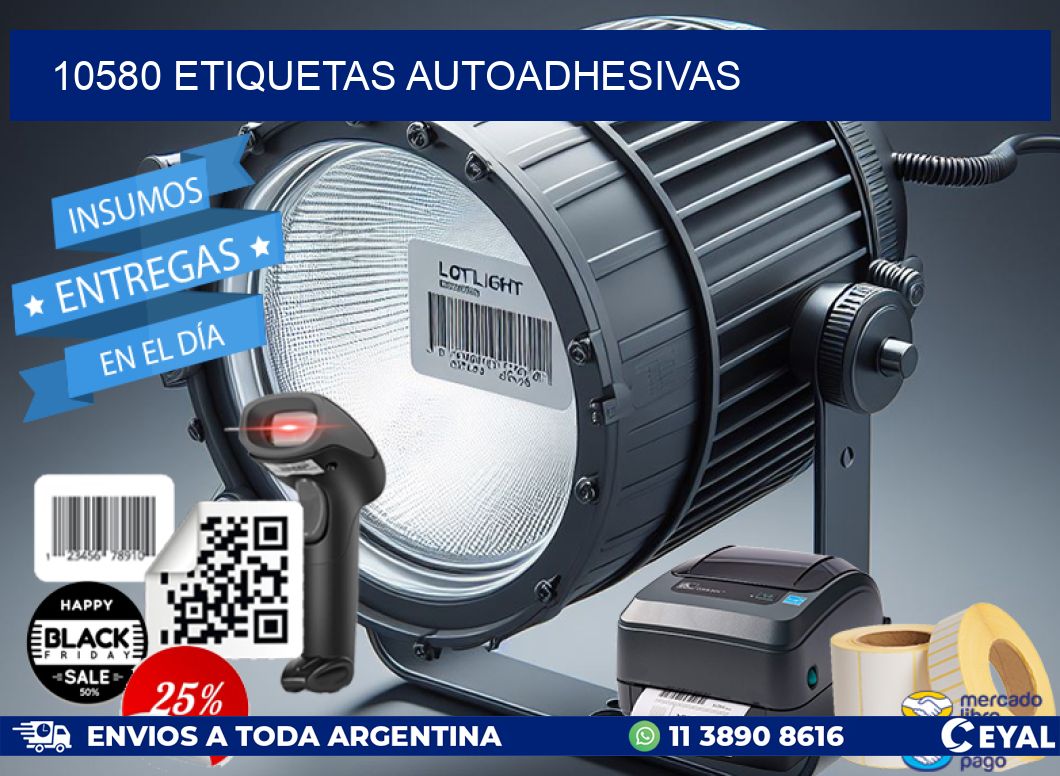 10580 ETIQUETAS AUTOADHESIVAS