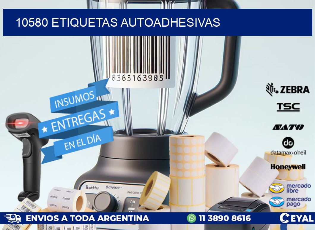 10580 ETIQUETAS AUTOADHESIVAS