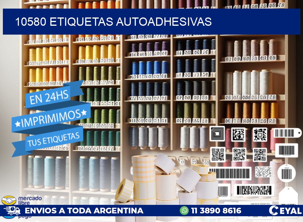 10580 ETIQUETAS AUTOADHESIVAS