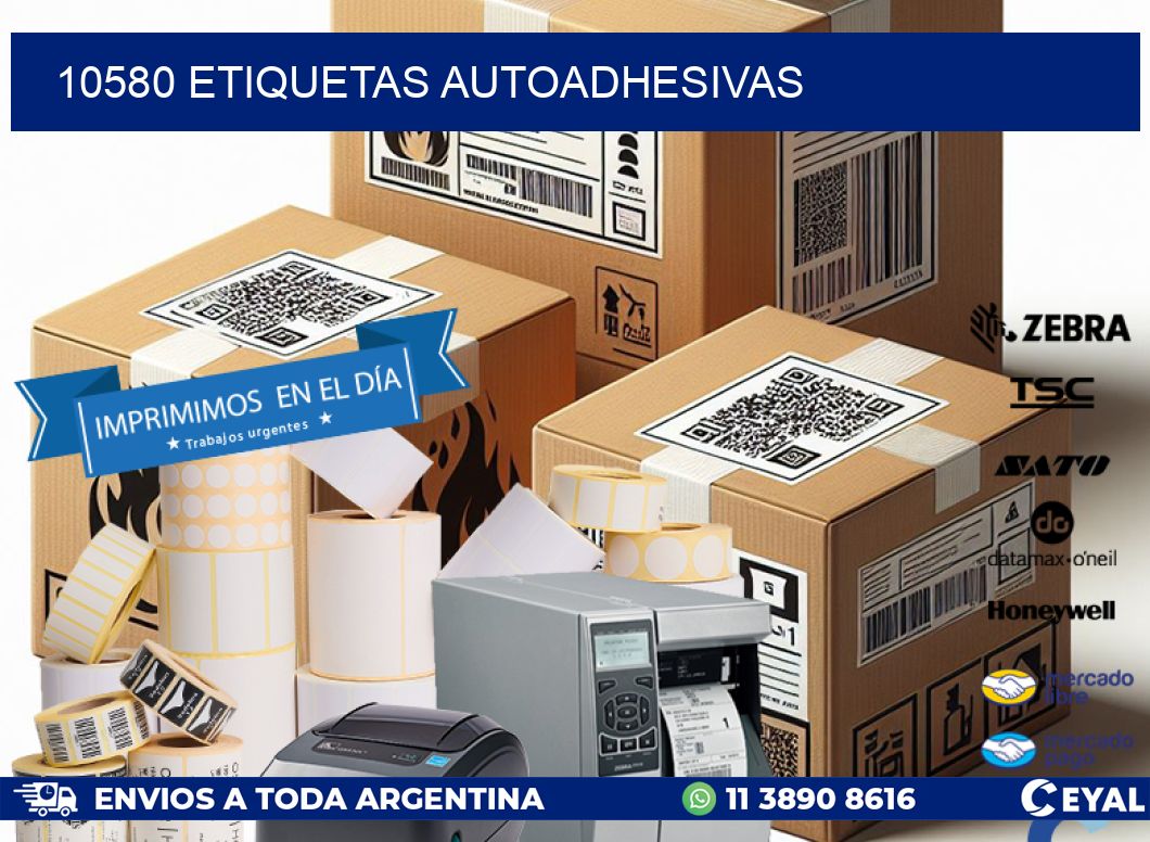 10580 ETIQUETAS AUTOADHESIVAS