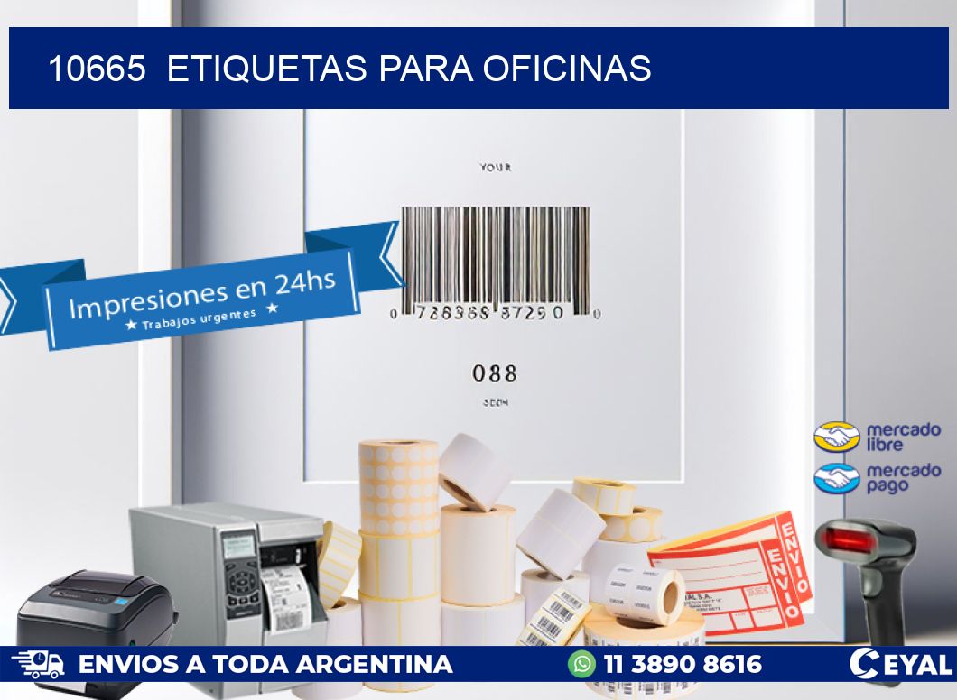 10665  ETIQUETAS PARA OFICINAS