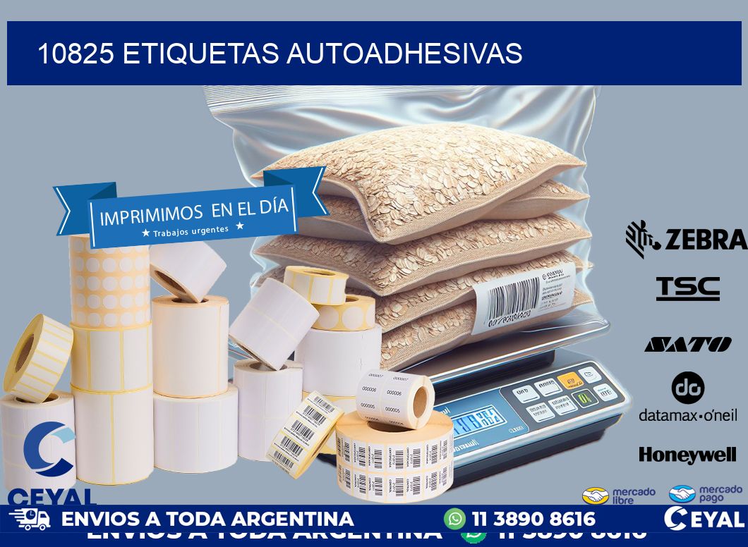 10825 ETIQUETAS AUTOADHESIVAS