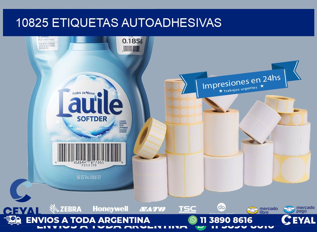 10825 ETIQUETAS AUTOADHESIVAS