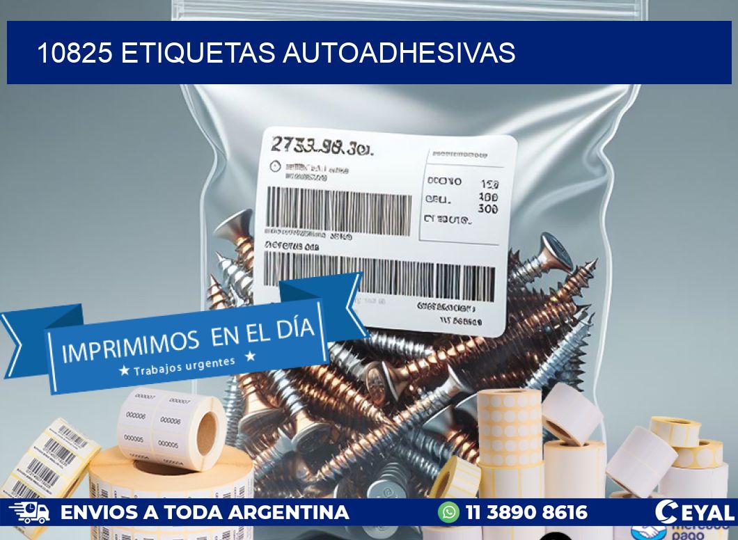 10825 ETIQUETAS AUTOADHESIVAS