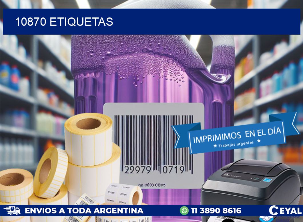 10870 ETIQUETAS