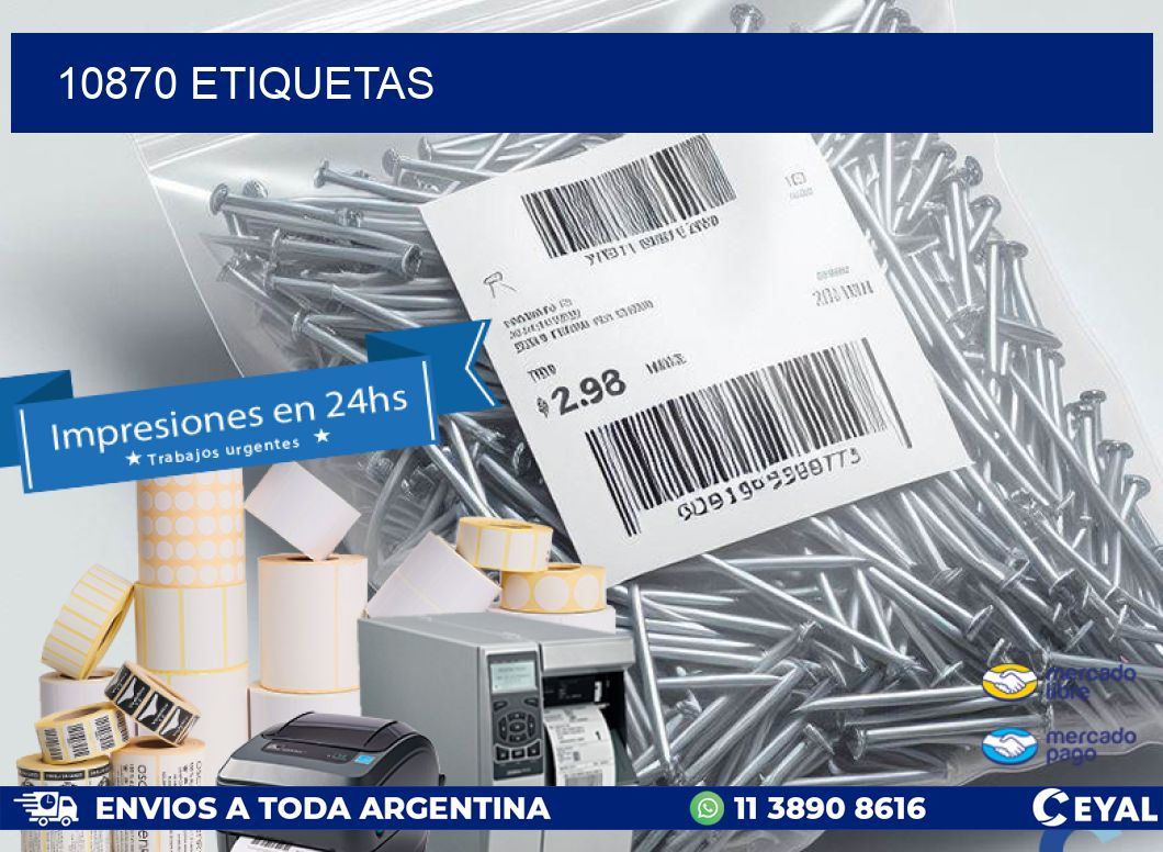 10870 ETIQUETAS