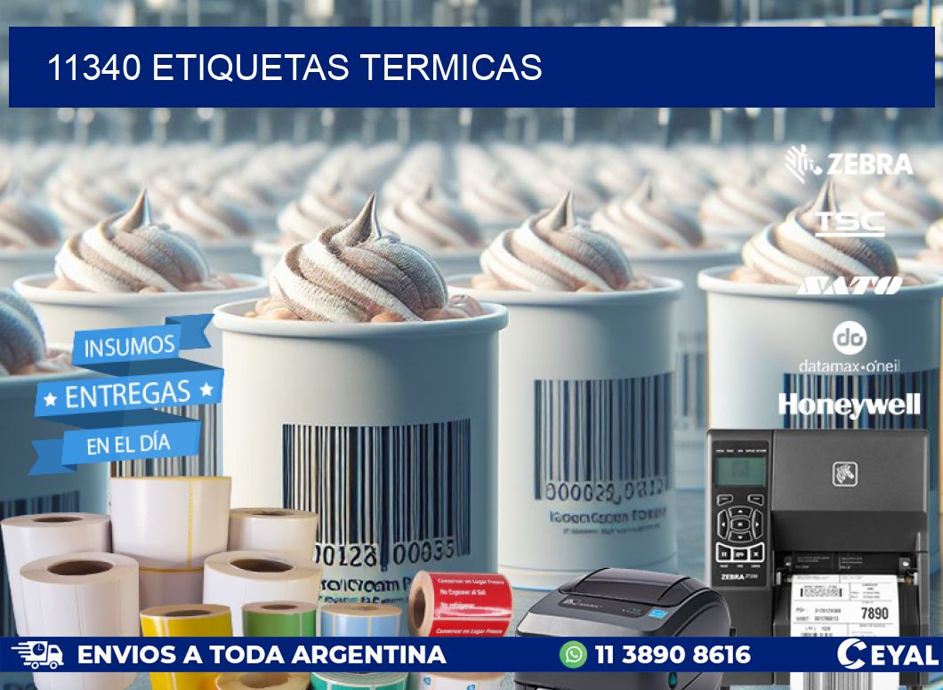 11340 ETIQUETAS TERMICAS