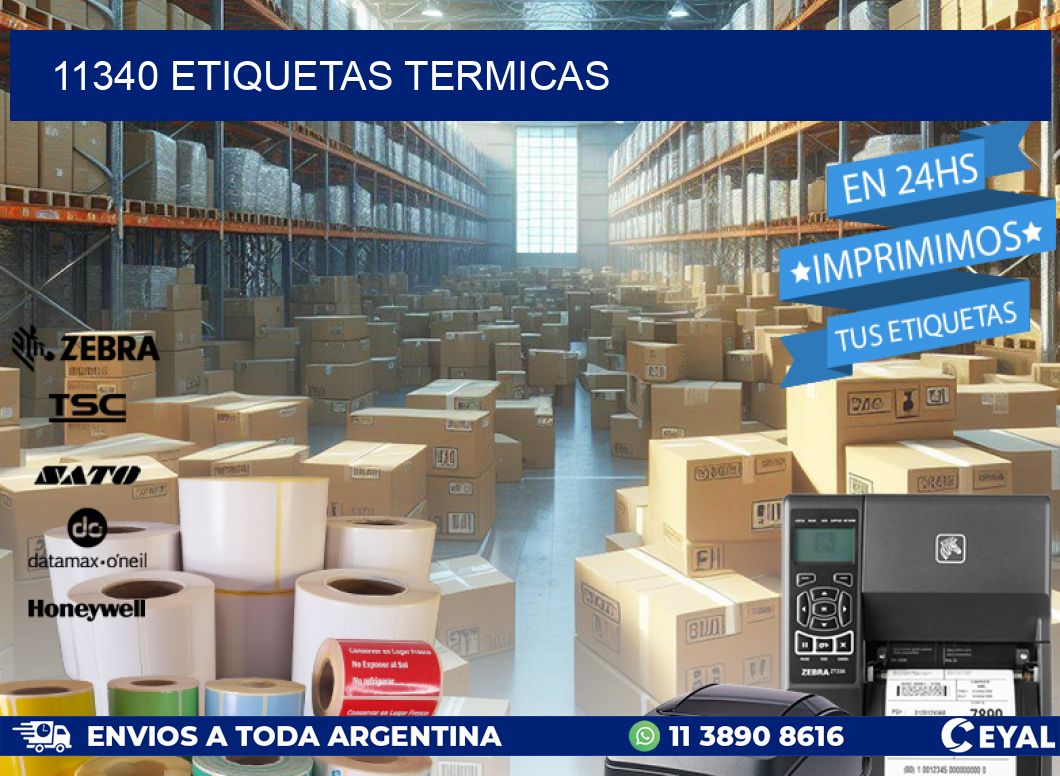 11340 ETIQUETAS TERMICAS