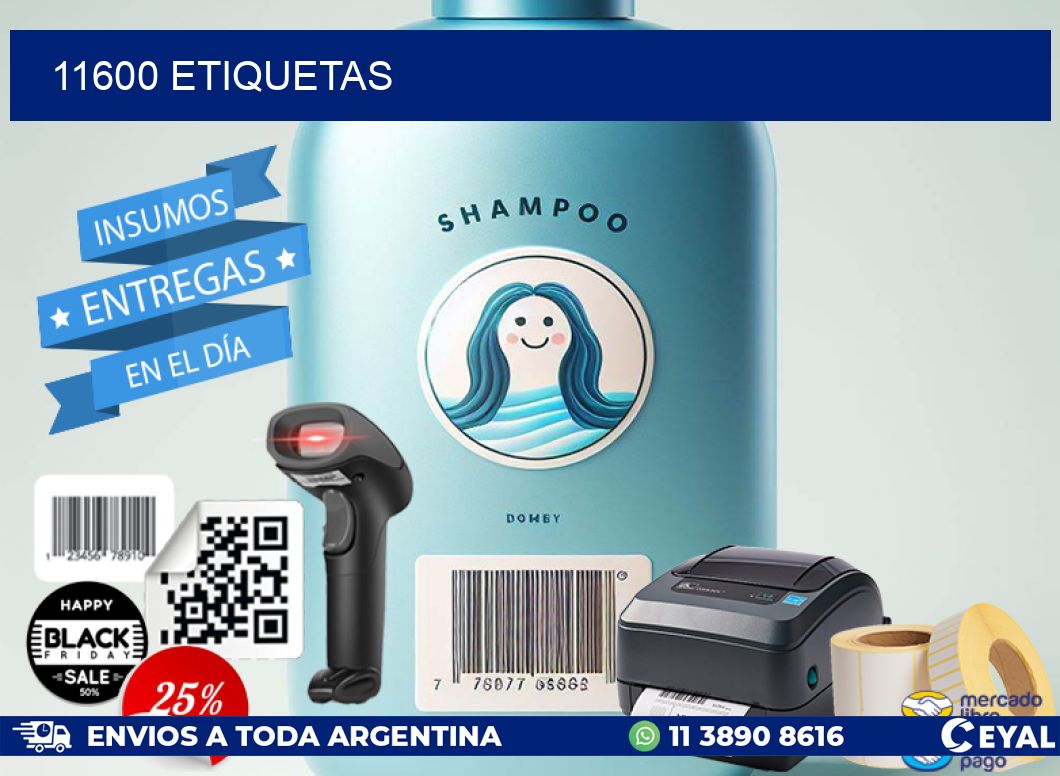 11600 ETIQUETAS