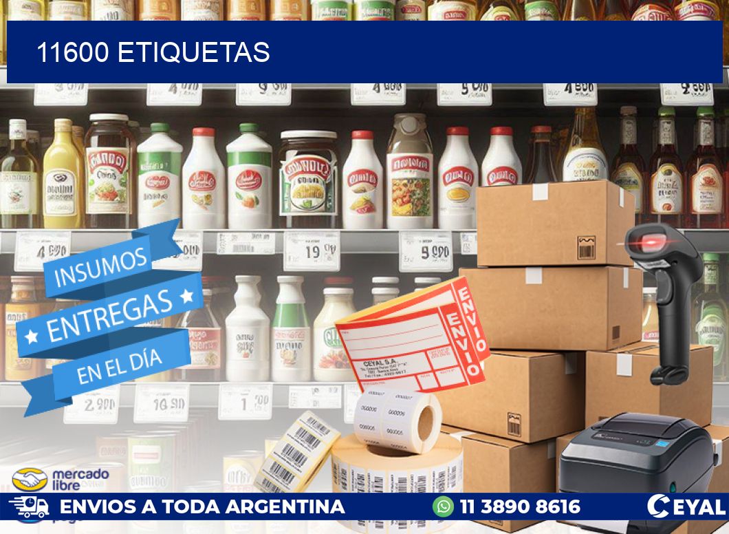 11600 ETIQUETAS