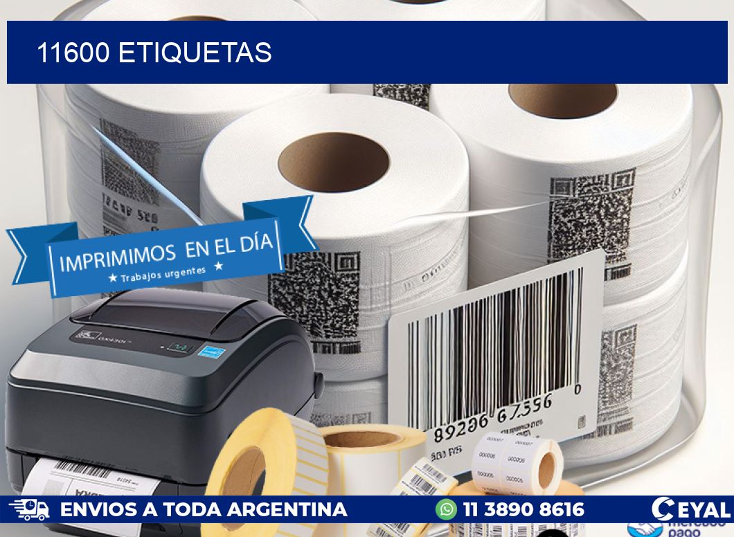 11600 ETIQUETAS