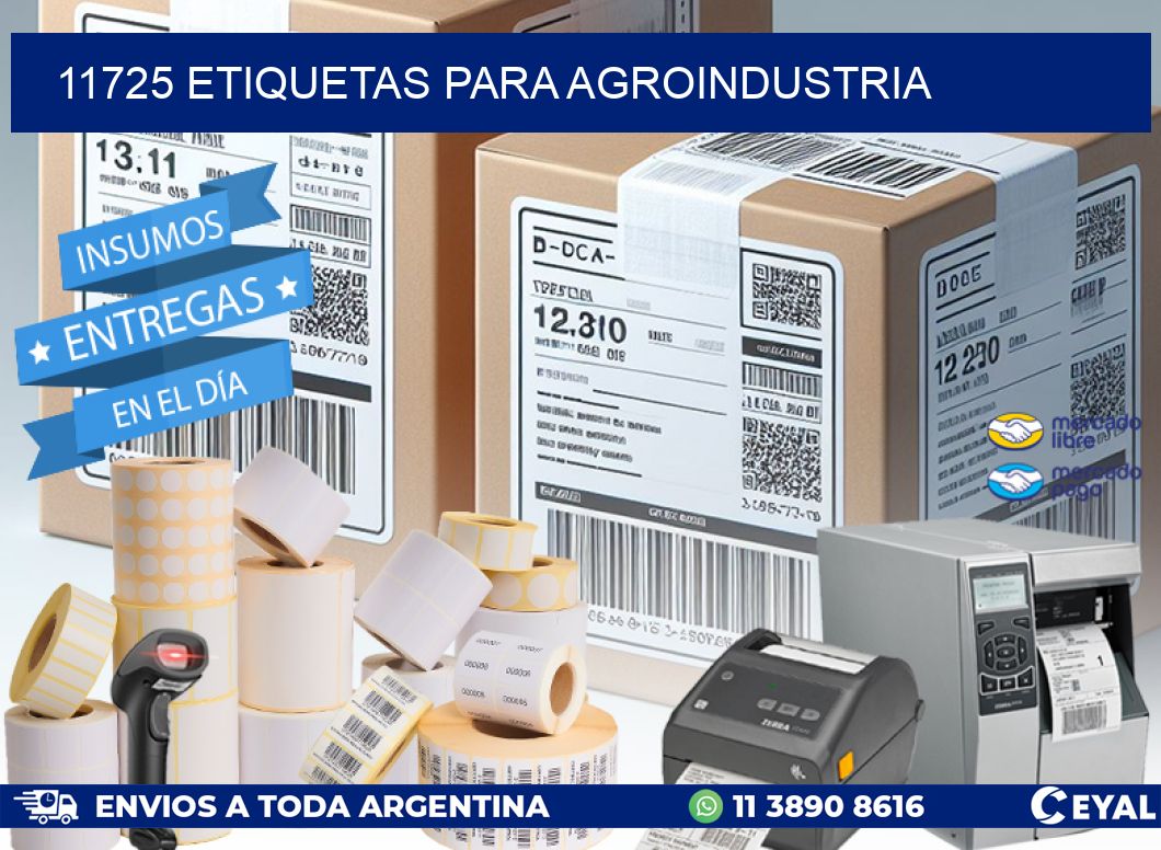 11725 ETIQUETAS PARA AGROINDUSTRIA