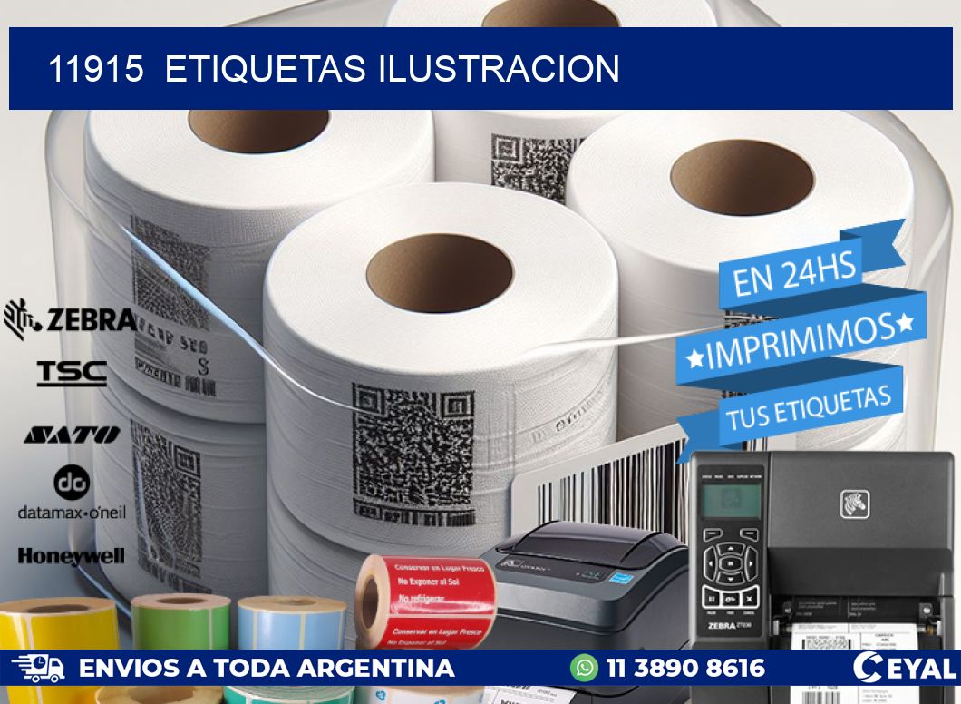 11915  ETIQUETAS ILUSTRACION