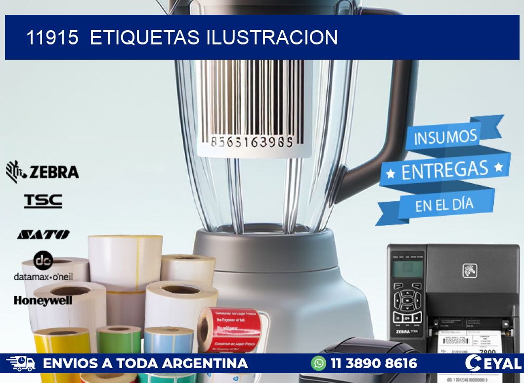 11915  ETIQUETAS ILUSTRACION