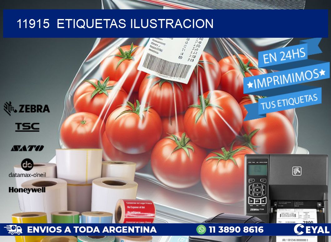 11915  ETIQUETAS ILUSTRACION