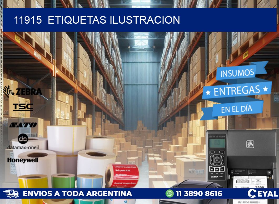 11915  ETIQUETAS ILUSTRACION
