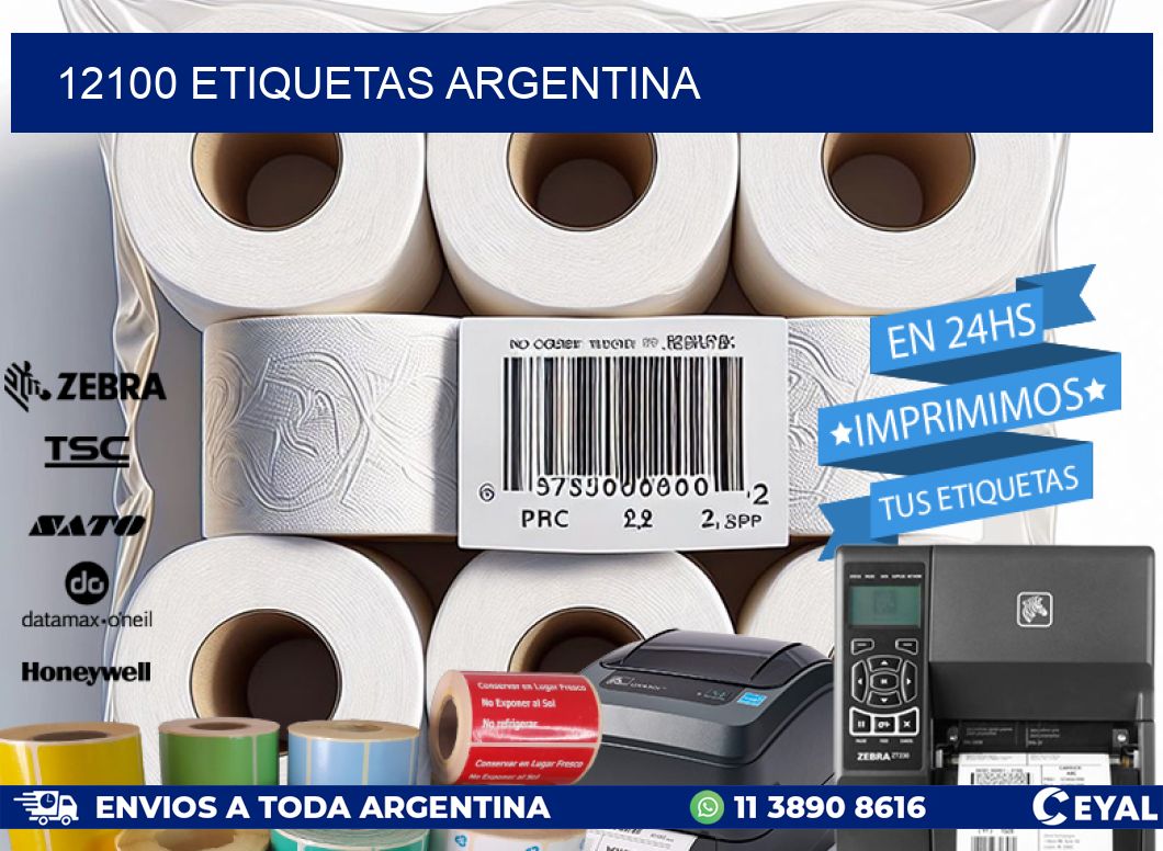 12100 ETIQUETAS ARGENTINA
