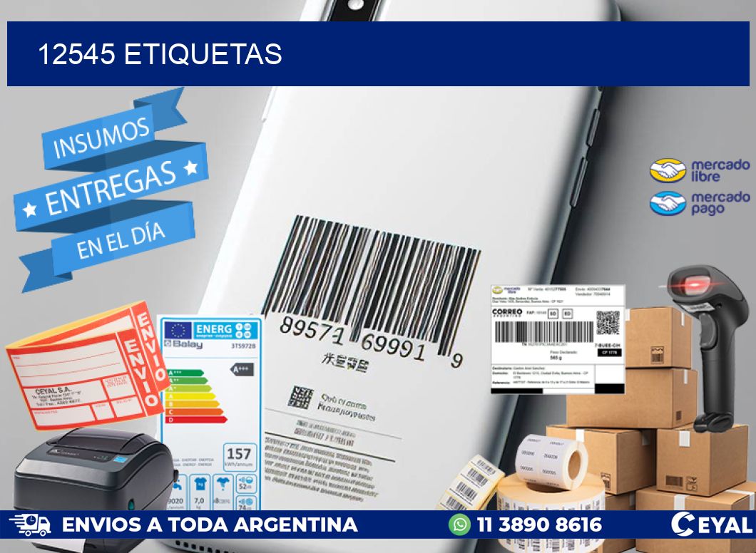 12545 ETIQUETAS